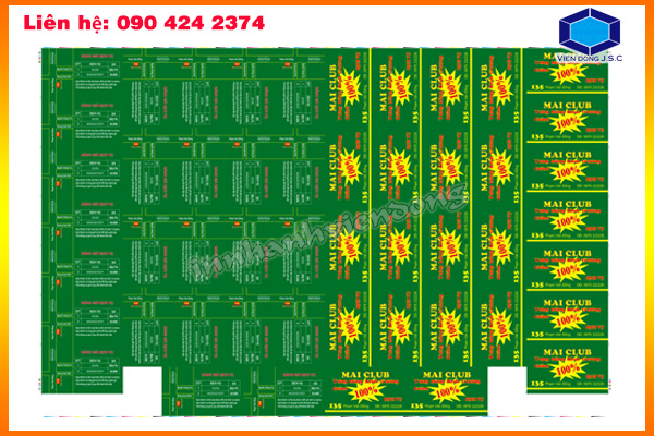 Xưởng in uy tín tại Hà Nội, nhận in ghép bài card offset